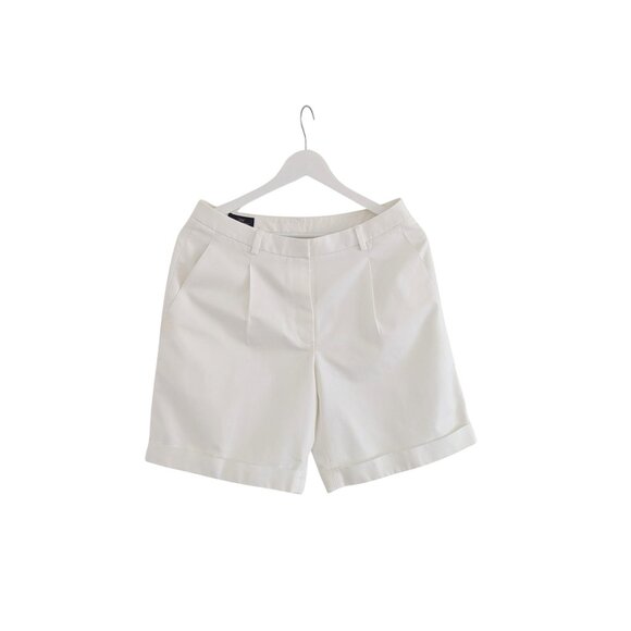 Brooks Brothers 346 Advantage White Cotton Tailored Shorts Size 6 - Picture 2 of 4